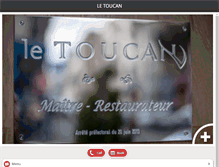 Tablet Screenshot of brasserie-letoucan.fr